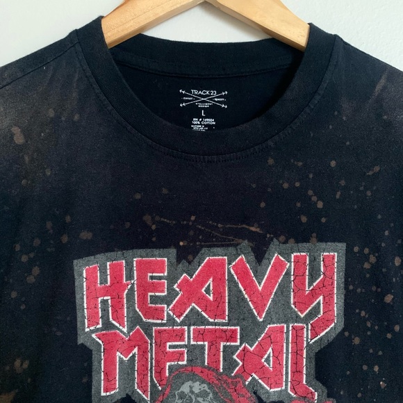 Track 23 Heavy Metal design Grunge Distressed Tee - Picture 2 of 7